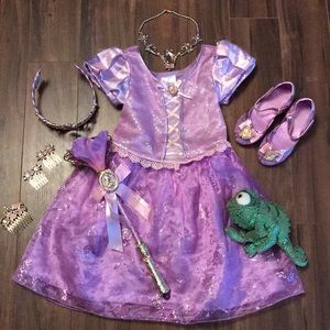 Disney Rapunzel Dress & Accessories